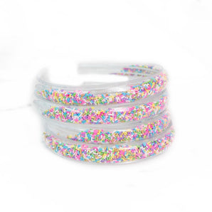 Rainbow Sprinkle Confetti Headband