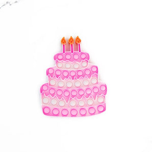 Birthday Cake Pop It | Pink
