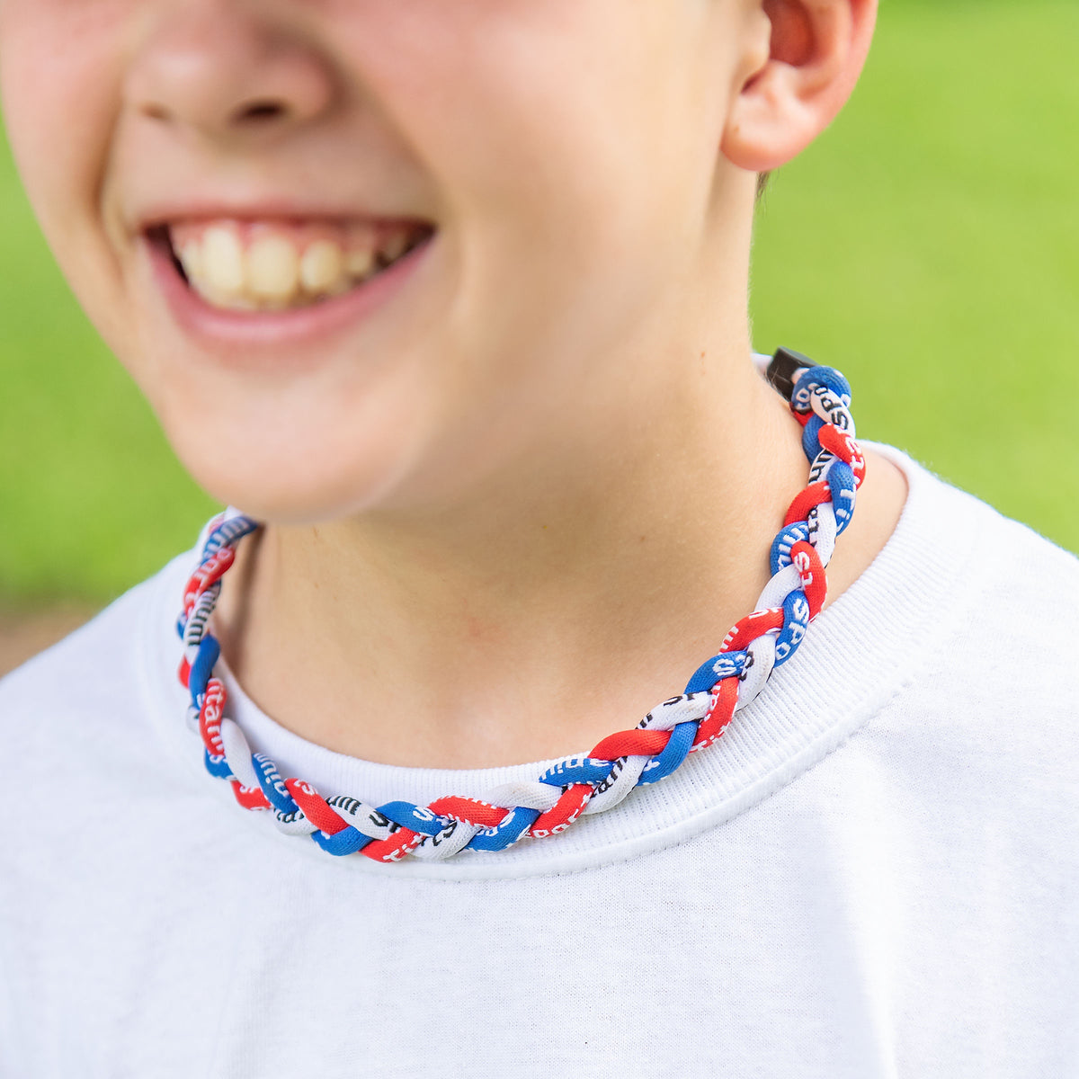 braided baseball necklace