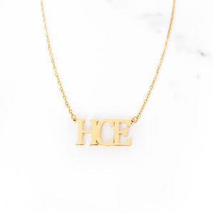 HCE Nameplate Necklace