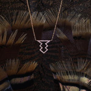 Diamond Arrowhead Necklace