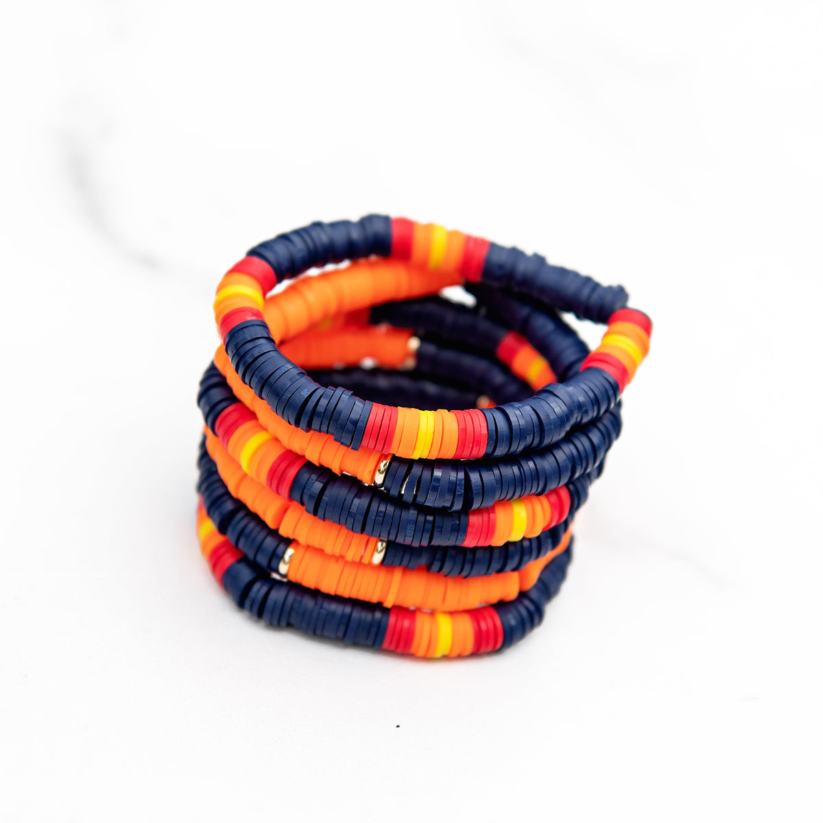 Orange and Blue Polymer Bead Kit – Golden Thread, Inc.