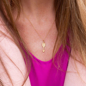 Golden Arrow Necklace