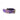 Purple Gold and Green Beaded Headband