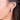 Chunky Teardrop Earrings | Silver