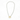 Two Tone Carabiner Chain Necklace