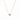 Enamel Heart Necklace | Iridescent Purple