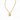Gold Chunky Heart Necklace