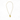 Gold Link Toggle Heart Necklace