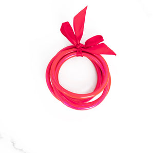 All Weather Bangles | Hot Pink
