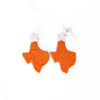Home Sweet Home Burnt Orange Beaded Earrings