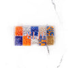 Orange and Blue Polymer Bead Kit