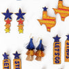 Metallic Tassel Stros Earrings