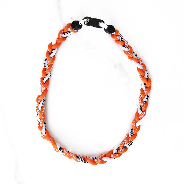 Orange + White Sports Necklace
