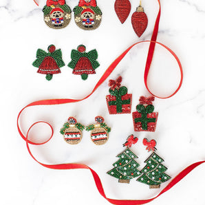Beaded Ornament Earrings