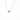 Enamel Heart Necklace | Teal