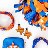Astros Beaded Headband | Orange