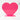 Pink Acrylic Heart Earring Stand