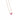 Enamel Heart Necklace | Iridescent Pink