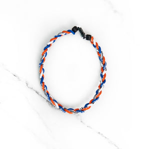 Blue + Orange Sports Necklace
