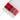 Red and White Hearts Bead Kit
