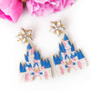 Beaded Magical Castle Earrings