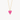 Pink Personalized Enamel Heart Necklace | 14 Karat