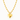 Gold Chunky Heart Necklace
