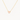 Enamel Heart Necklace | Iridescent Light Pink
