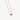 Enamel Heart Necklace | Iridescent Violet