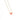 Enamel Heart Necklace | Light Pink