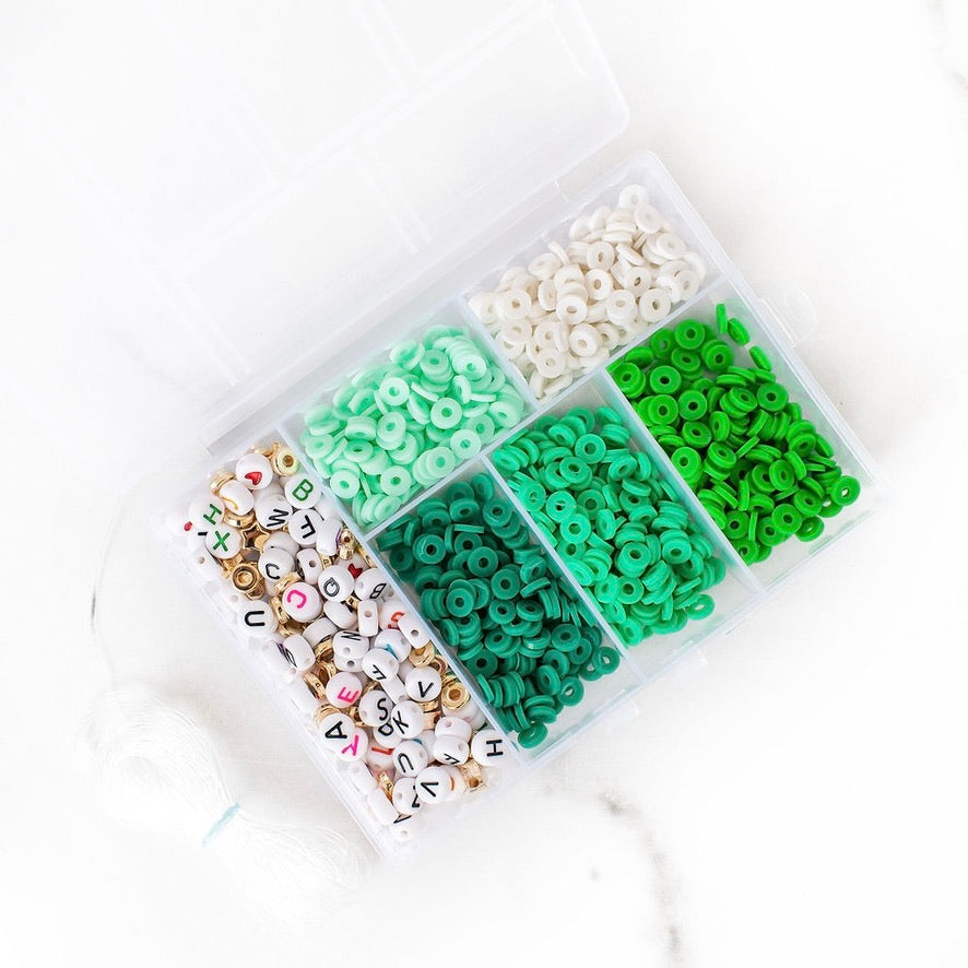 Mini Polymer Clay Bead Kit  Green – Golden Thread, Inc.