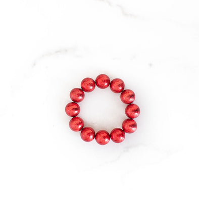 XL Brushed Bracelet | Red