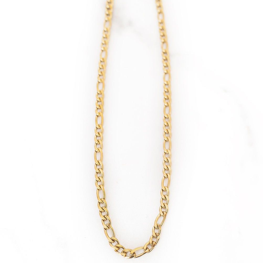 Gold Thread Chain Figaro Chain | Gold – Golden Thread, Inc.