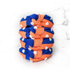 Blue and Orange Two-Tone Headband