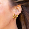 Large Gold Bow Studs