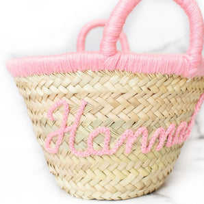 Personalized Pastel Pink Tote