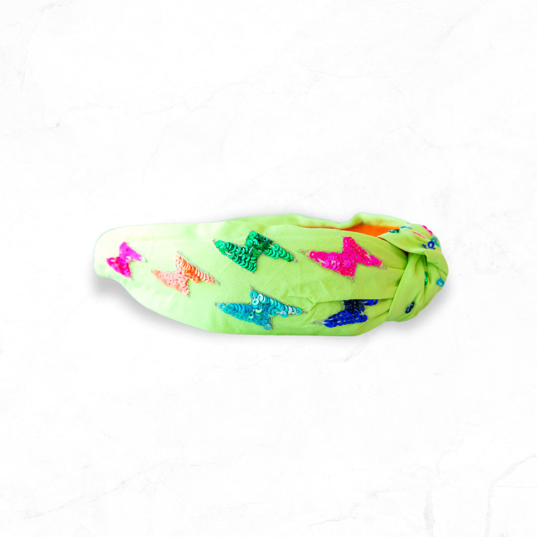 Lightning Thread Lightning Bolt Headband – Golden Thread, Inc.