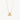 Gold Bubble Letter Necklace