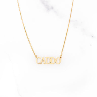Caddo Nameplate Necklace