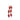 Christmas Light Beaded Drop Earrings | Red