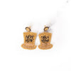 Hats Off the New Year Beaded Earrings | Gold