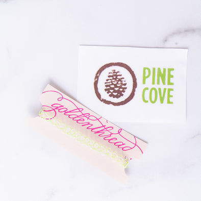 Pine Cove | Neon Green and White Choker