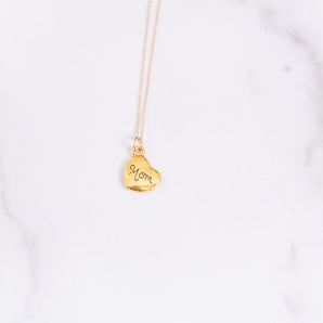 Mom | Golden Heart Necklace
