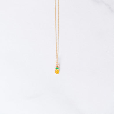 Mini Pineapple Charm Necklace