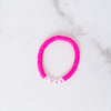 Neon Pink LOVE Bracelet