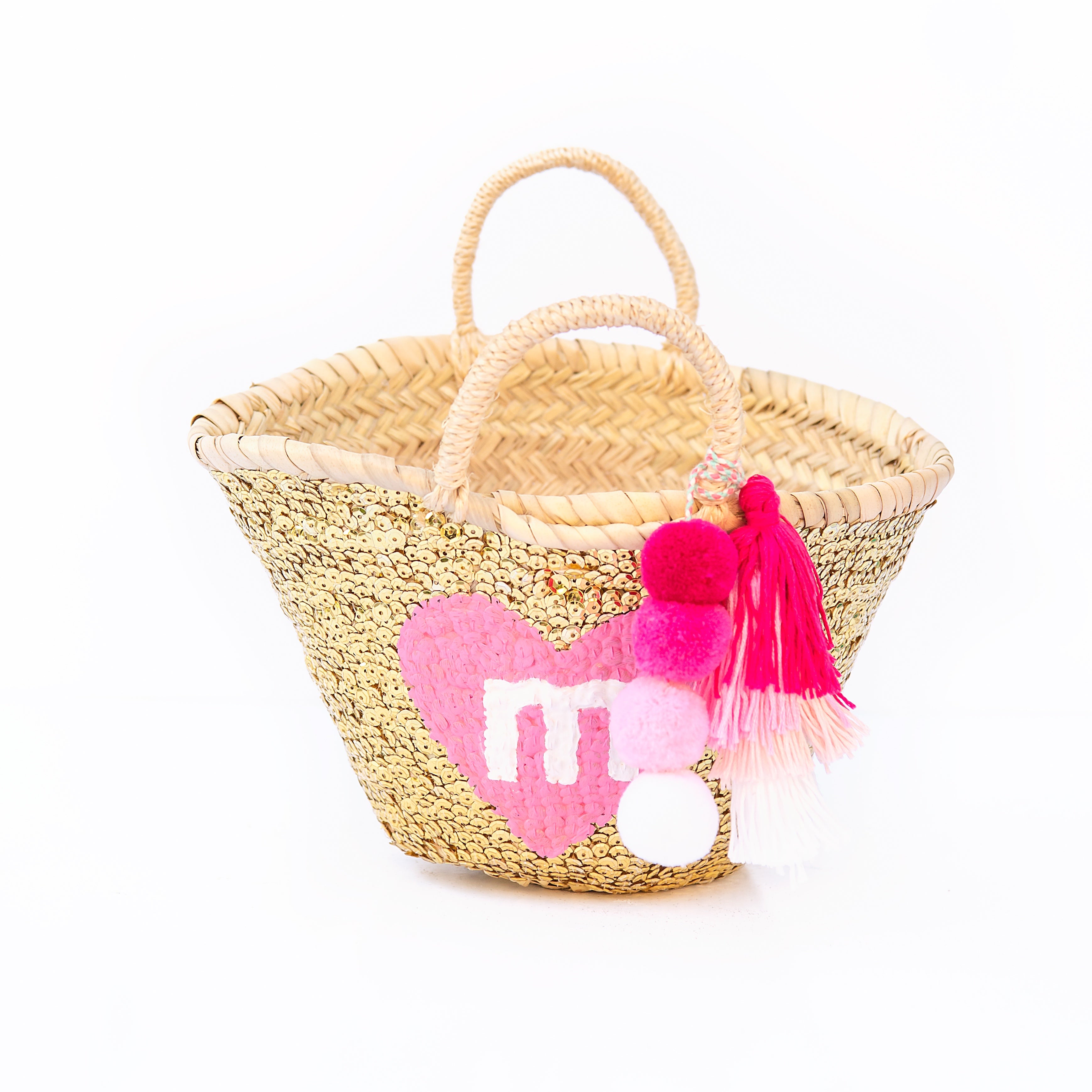 GOLD All-Sequin Beach Bag | Mini – Golden Thread, Inc.