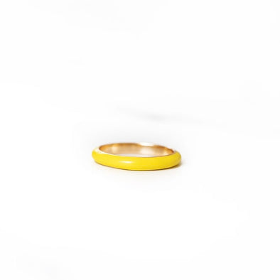 Enamel Ring | Yellow