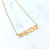 Pine Cove Nameplate Necklace
