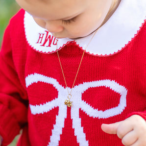 Merry & Bright Bow Charm Necklace